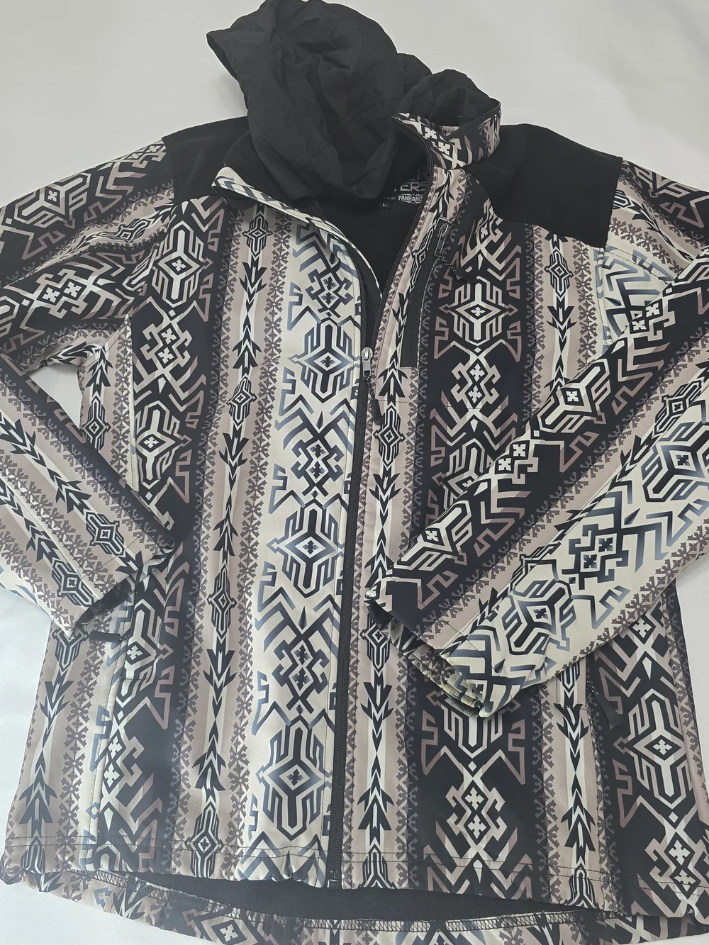 Powder River Outfitters Aztec Softshell Jacket Large Western Rodeo Coat - Picture 8 of 13